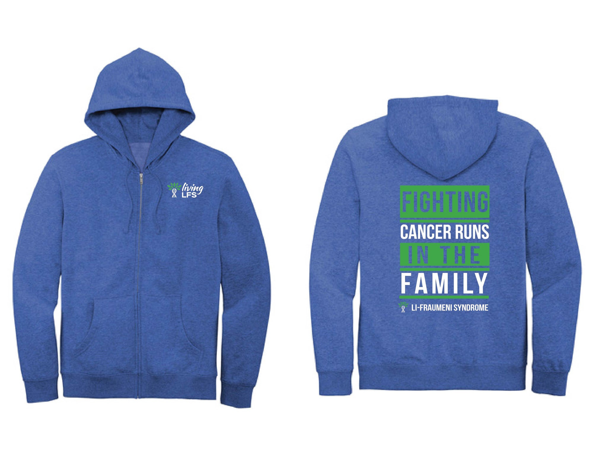 Living LFS Runs in the Family Zip Hoodie